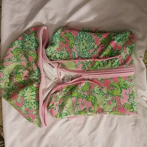 Lilly Pulitzer White Label Hoodie Size Large